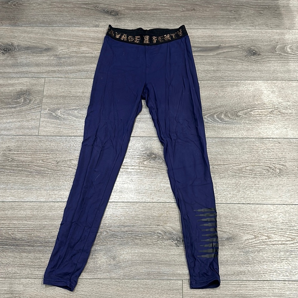 Used Women’s Navy Small Savage x Fenty Leggings